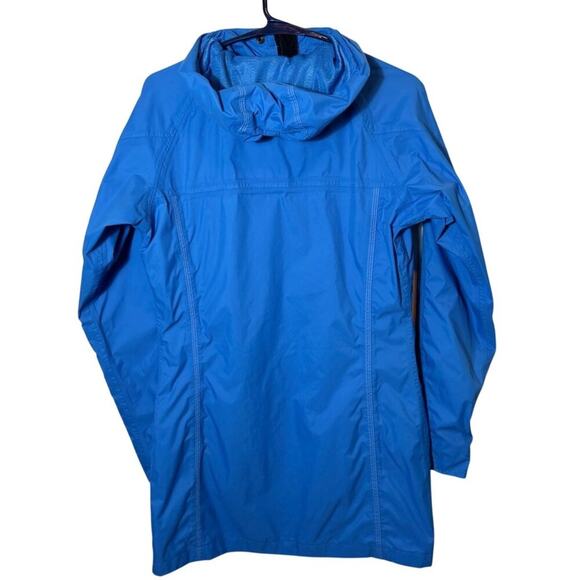 Columbia Hooded Omni Heat Rain Jacket, Blue, S - Picture 4 of 10